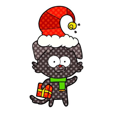 gergin köpek karikatür hediye ile