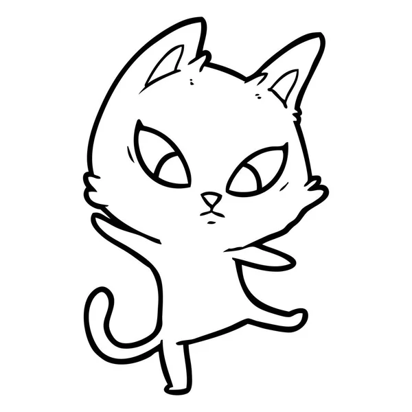 ภาพเวกเตอร ของแมวการ บสน — ภาพเวกเตอร์สต็อก