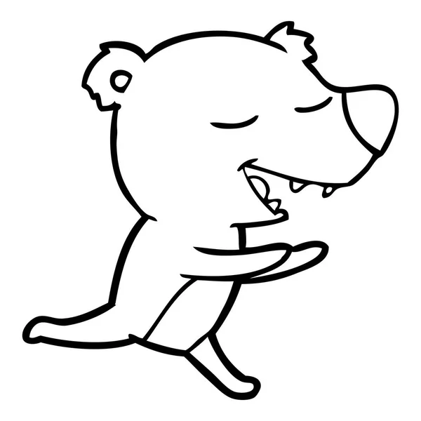 Векторна Ілюстрація Мультяшного Ведмедя — стоковий вектор