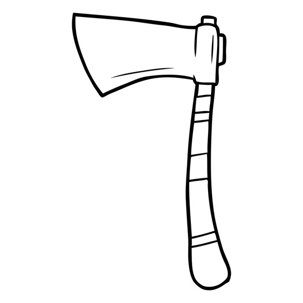 Vector Illustration Cartoon Axe — Stock Vector