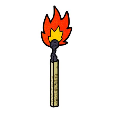 vektör çizim karikatür maç