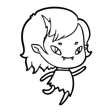 kaçan karikatür dostu vampir kız