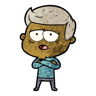 vektör çizim karikatür adam