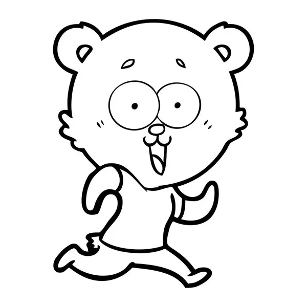 Rir Ursinho Desenhos Animados —  Vetores de Stock