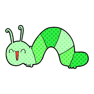 vektör çizim karikatür mutlu kedi