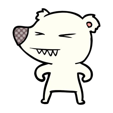 kızgın kutup ayısı karikatür