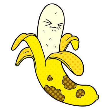 vektör çizim karikatür muz