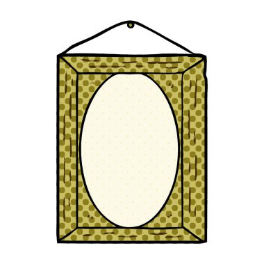 vektör çizim karikatür resim çerçevesi