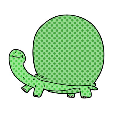 vektör çizim karikatür kaplumbağa