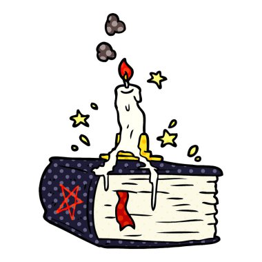 mum salya ile ürkütücü spellbook çizgi film