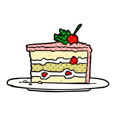 çizgi film lezzetli tatlı; kek