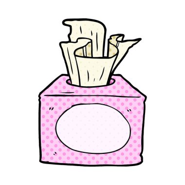 çizgi film kutu mendil