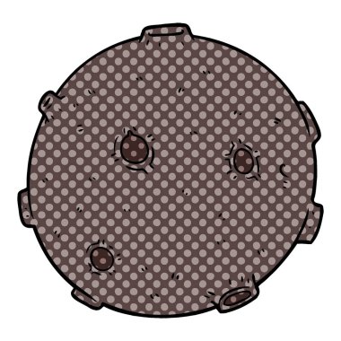 Çizgi film uydusunun vektör çizimi