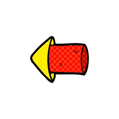 vektör çizim karikatür havai fişek