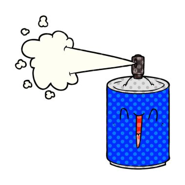 çizgi film sprey sprey kutusu