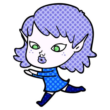 güzel çizgi film elf kızı