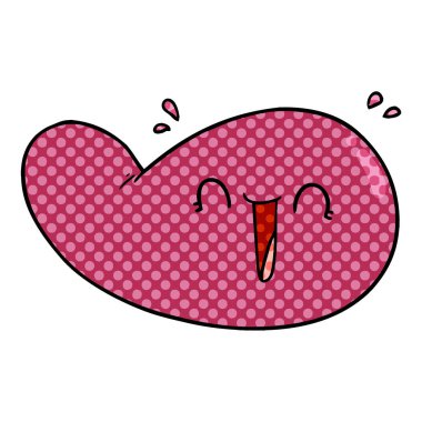 vektör çizim karikatür mesane