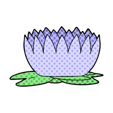 vektör çizim karikatür nilüfer