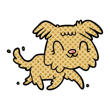 vektör çizimi çizgi film küçük köpek