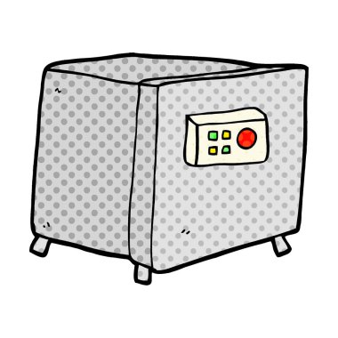 vektör çizim karikatür güvenli