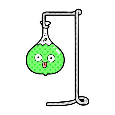 vektör çizim karikatür bilimsel deney