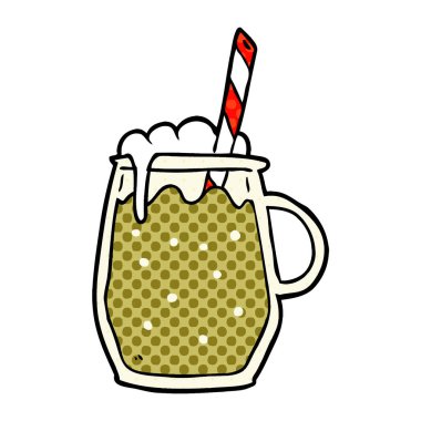 çizgi film bardak kök bira bardağı taşıran damla ile