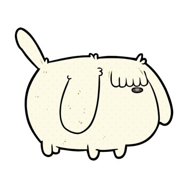 şirin komik karikatür köpek