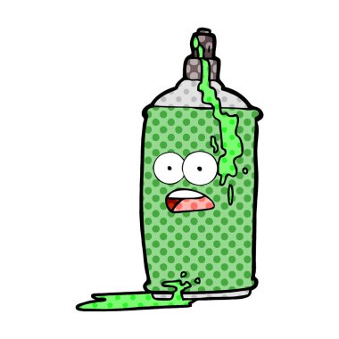 çizgi film sprey boya