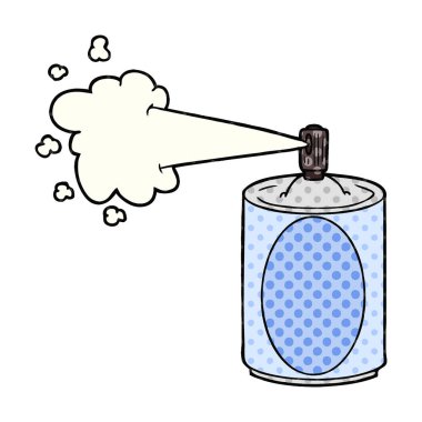 çizgi film sprey sprey kutusu