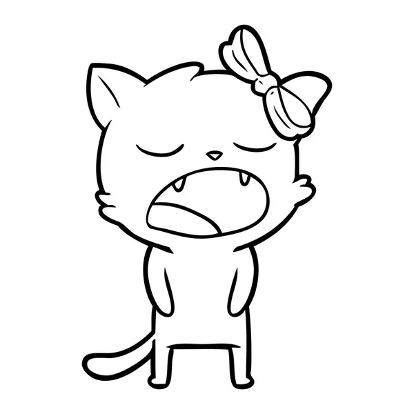 快乐卡通猫喵 — 图库矢量图片