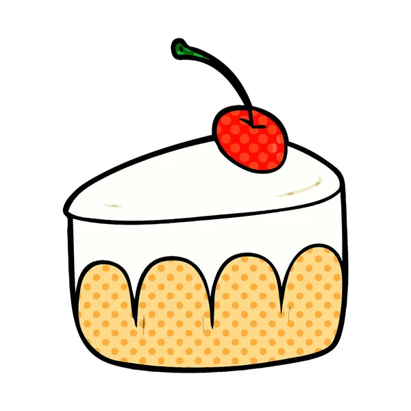 Векторная Иллюстрация Мультяшного Вкусного Десерта — стоковый вектор
