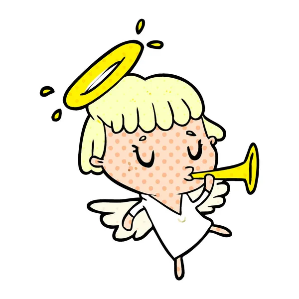 Illustration Vectorielle Cute Cartoon Angel — Image vectorielle