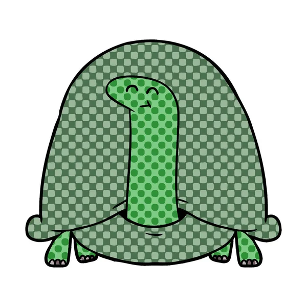 Ilustración Vectorial Tortuga Dibujos Animados — Archivo Imágenes Vectoriales