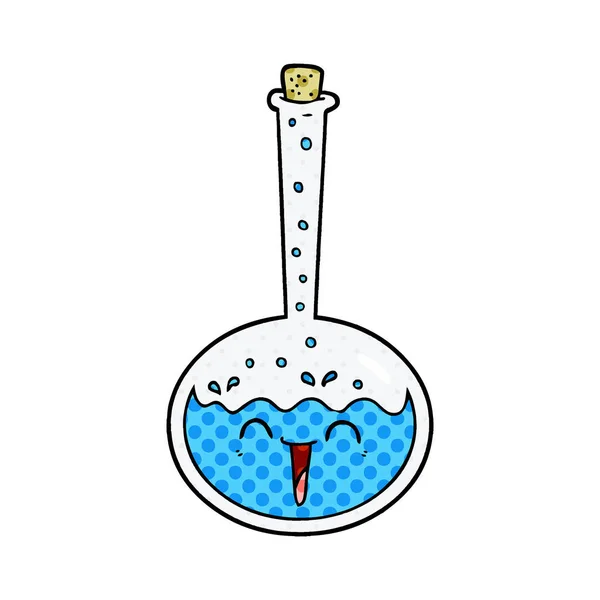 Illustration Vectorielle Potion Chimique Dessin Animé — Image vectorielle