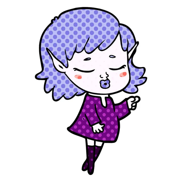 güzel çizgi film elf kızı