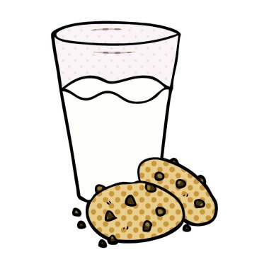 çizgi film kurabiye ve süt