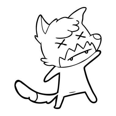 çapraz gözlü tilki çizgi film