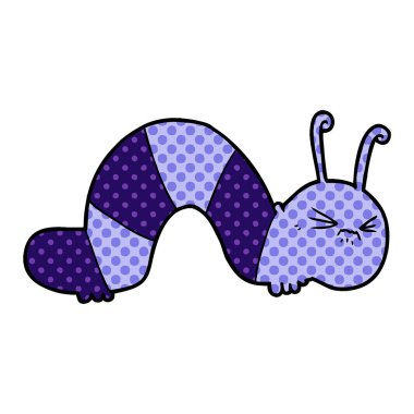 vektör çizim karikatür kızgın kedi