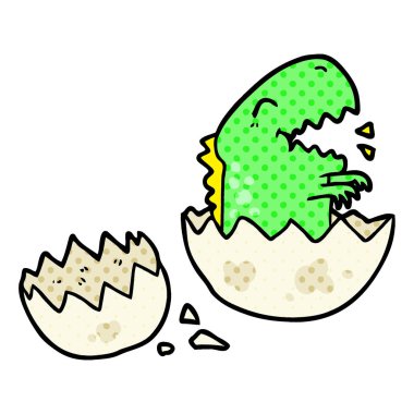 Yumurtadan çıkan Dinozor Çizgi Filmi