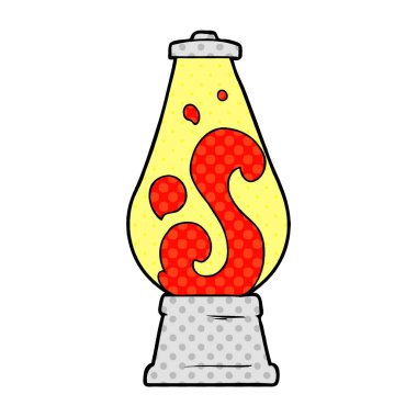 çizgi film retro lav lambası