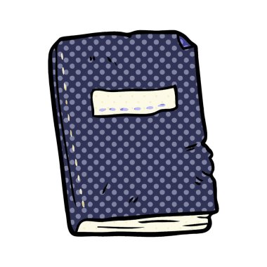 çizgi film hırpalanmış eski defter