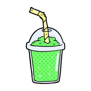 vektör çizim karikatür güler yüzlü