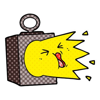 vektör çizim karikatür endüstriyel lamba