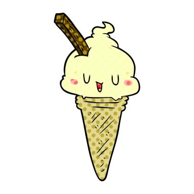 sevimli çizgi dondurma