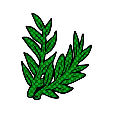 Çizgi film bitkisinin vektör çizimi