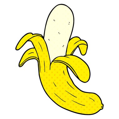 vektör çizim karikatür muz