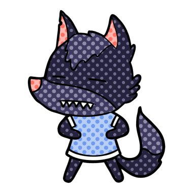 Kurt gösteren diş çizgi film