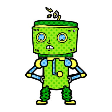 çizgi film robot el HIPS ile