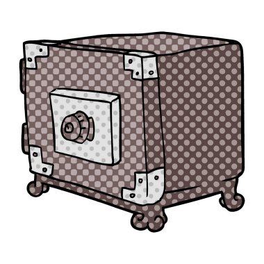 vektör çizim karikatür güvenli