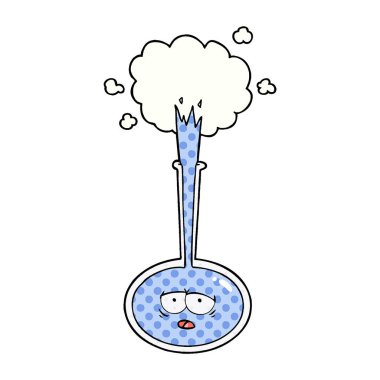 yorgun bilimsel deney çizgi film